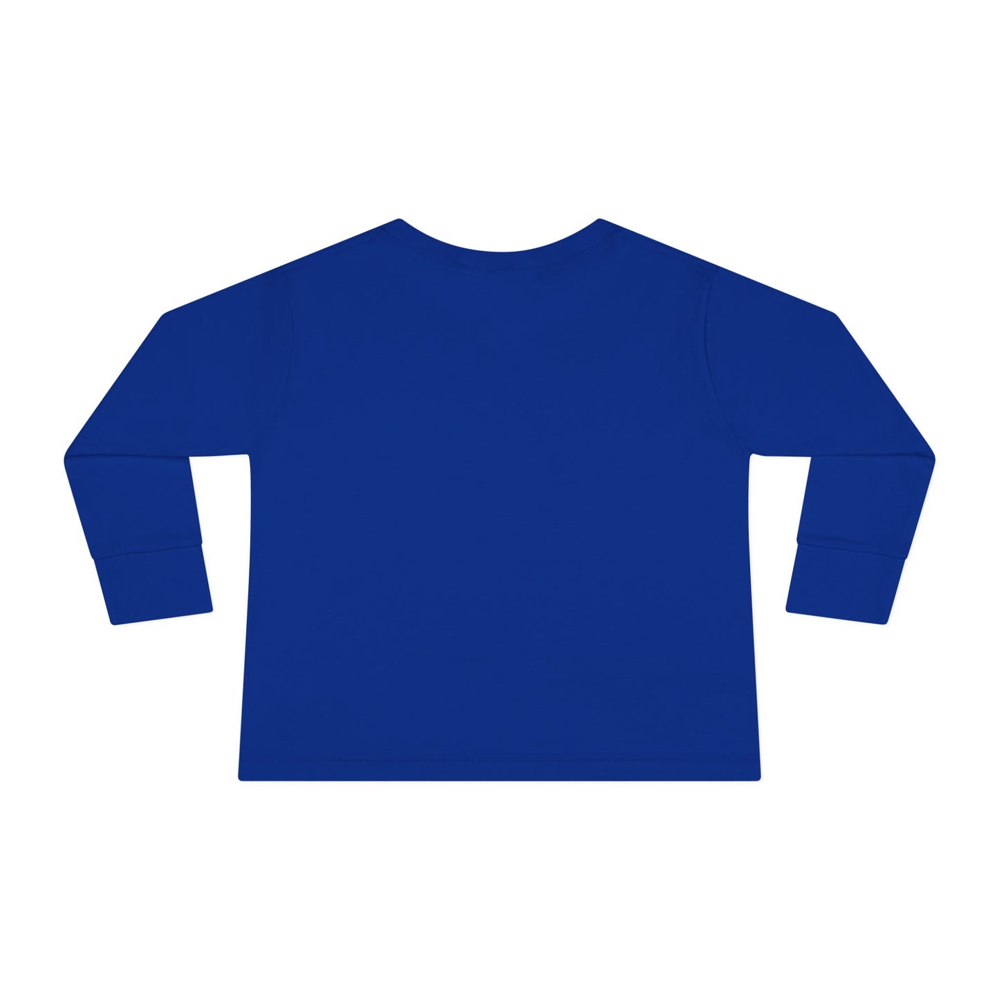 Royal Blue Toddler Long Sleeve Blank Tee