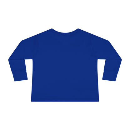 Royal Blue Toddler Long Sleeve Blank Tee