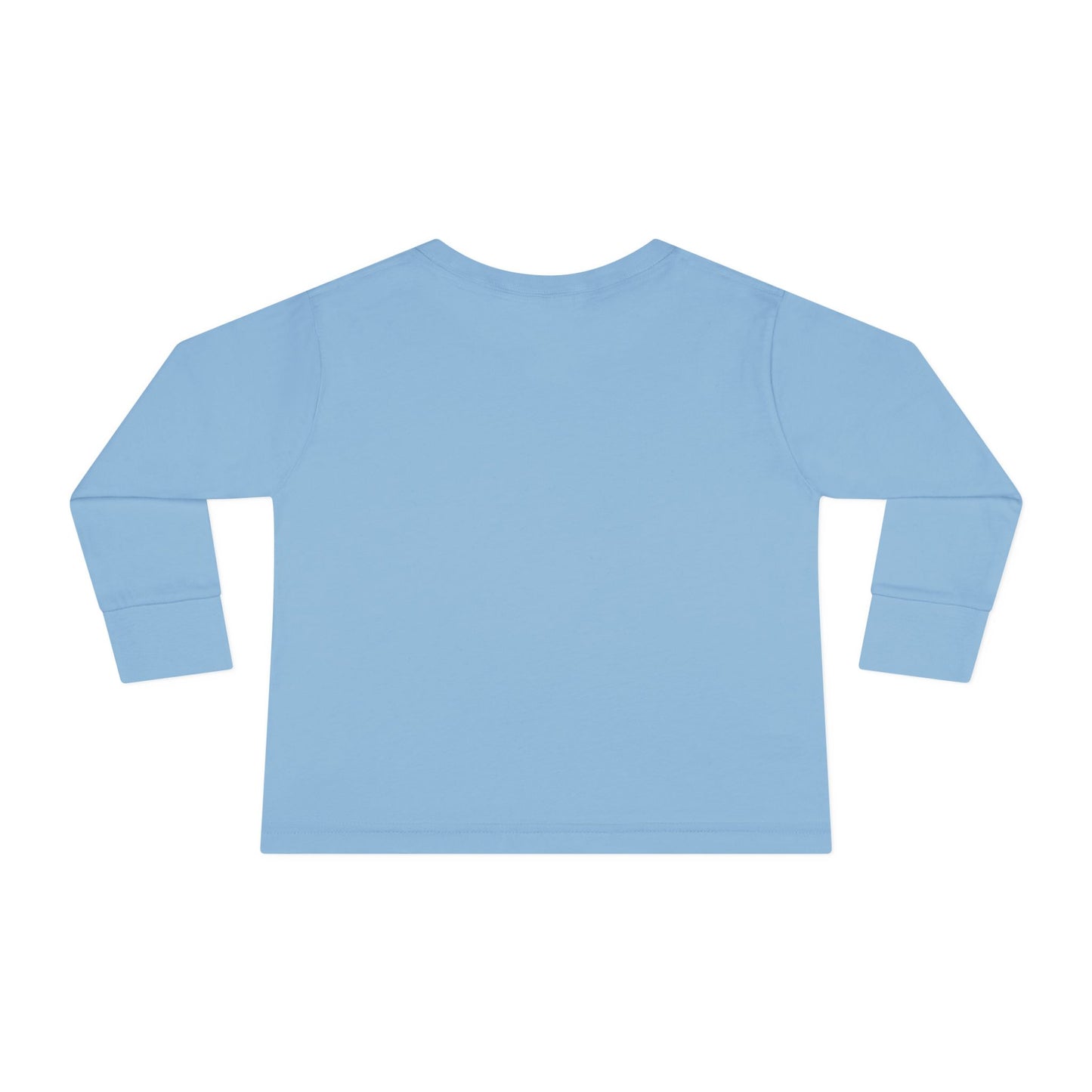 Light Blue Toddler Long Sleeve Blank Tee