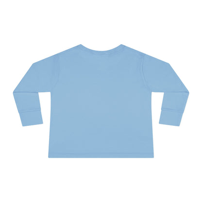 Light Blue Toddler Long Sleeve Blank Tee