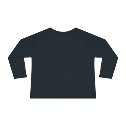 Black Toddler Long Sleeve Blank Tee