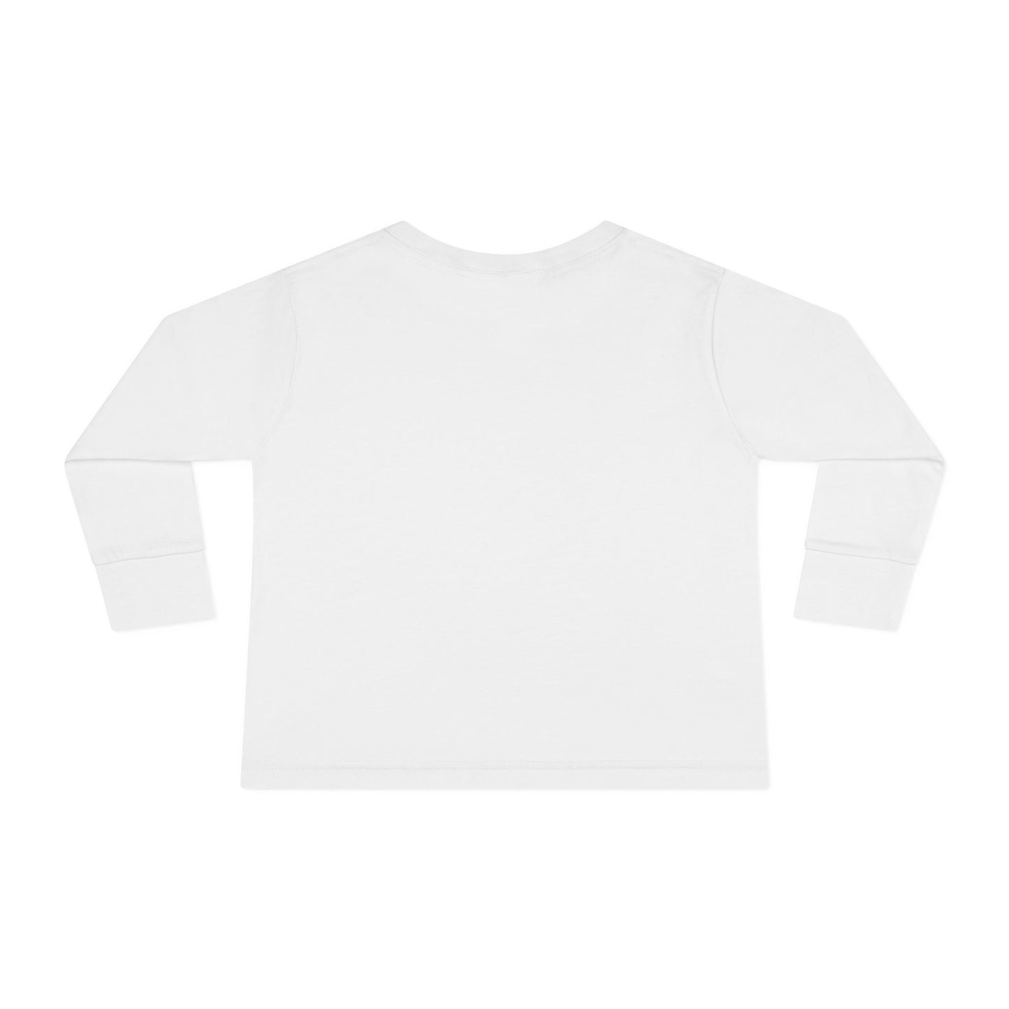 White Toddler Long Sleeve Blank Tee