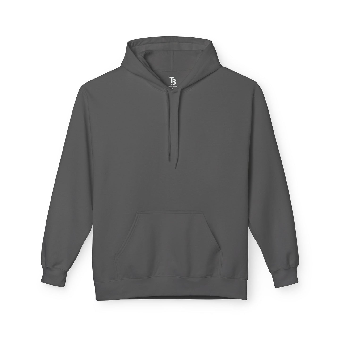 Charcoal Unisex Midweight Softstyle Blank Fleece Hoodie