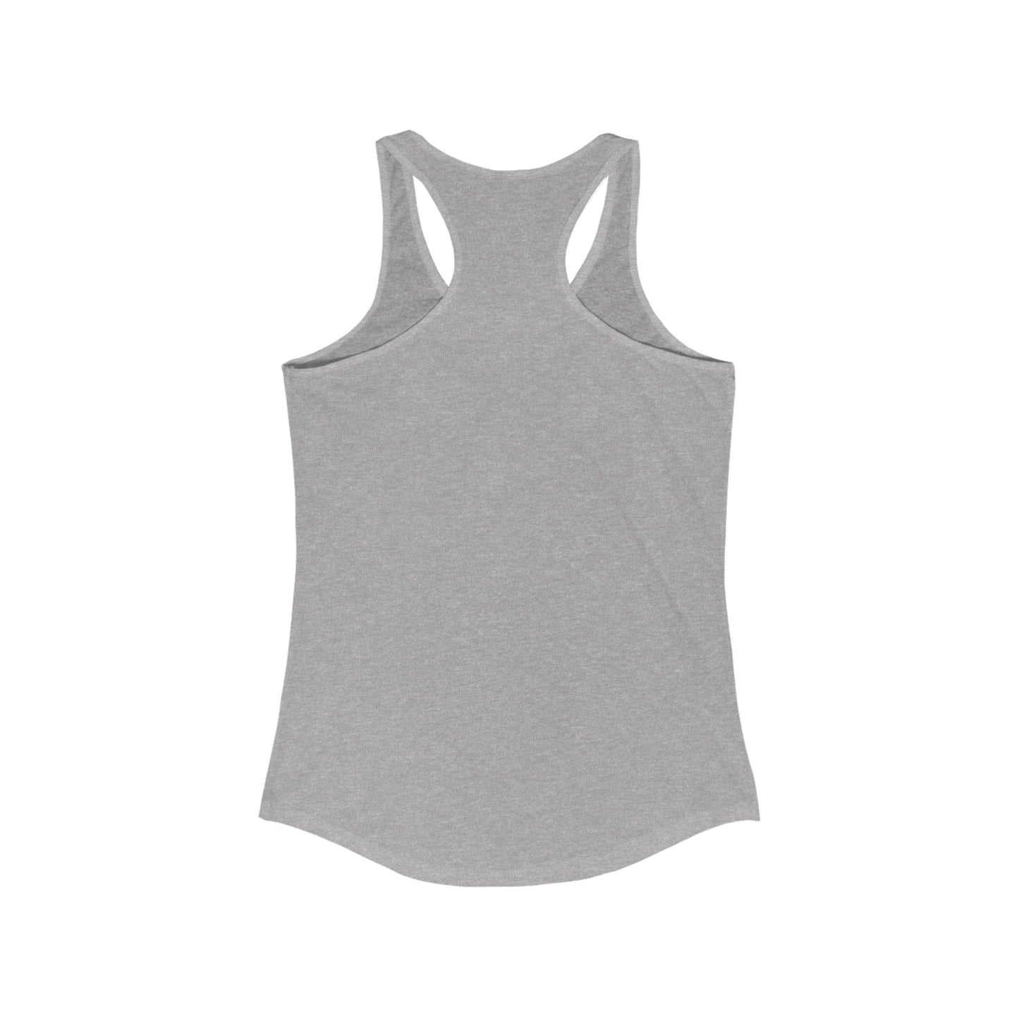 Heather Grey Women's Ideal Blank Racerback Tank