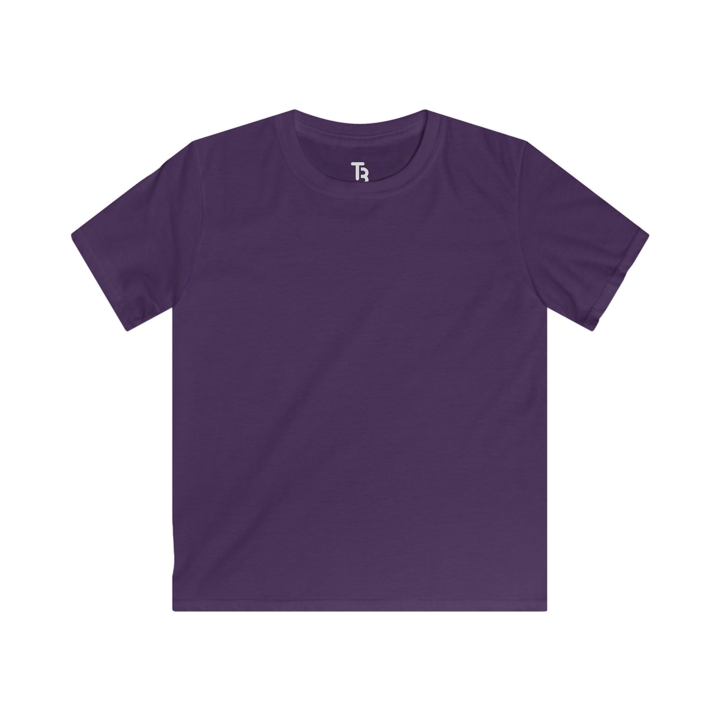 Purple Kids Softstyle Blank Tee