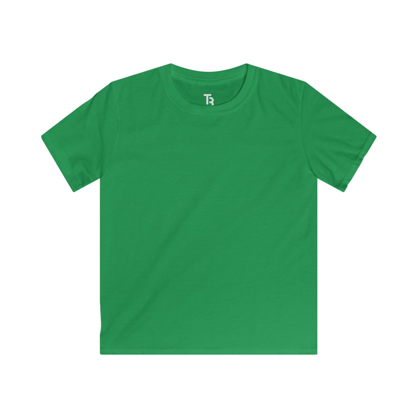 Irish Green Kids Softstyle Blank Tee