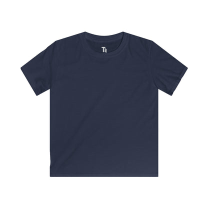 Navy Blue Kids Softstyle Blank Tee