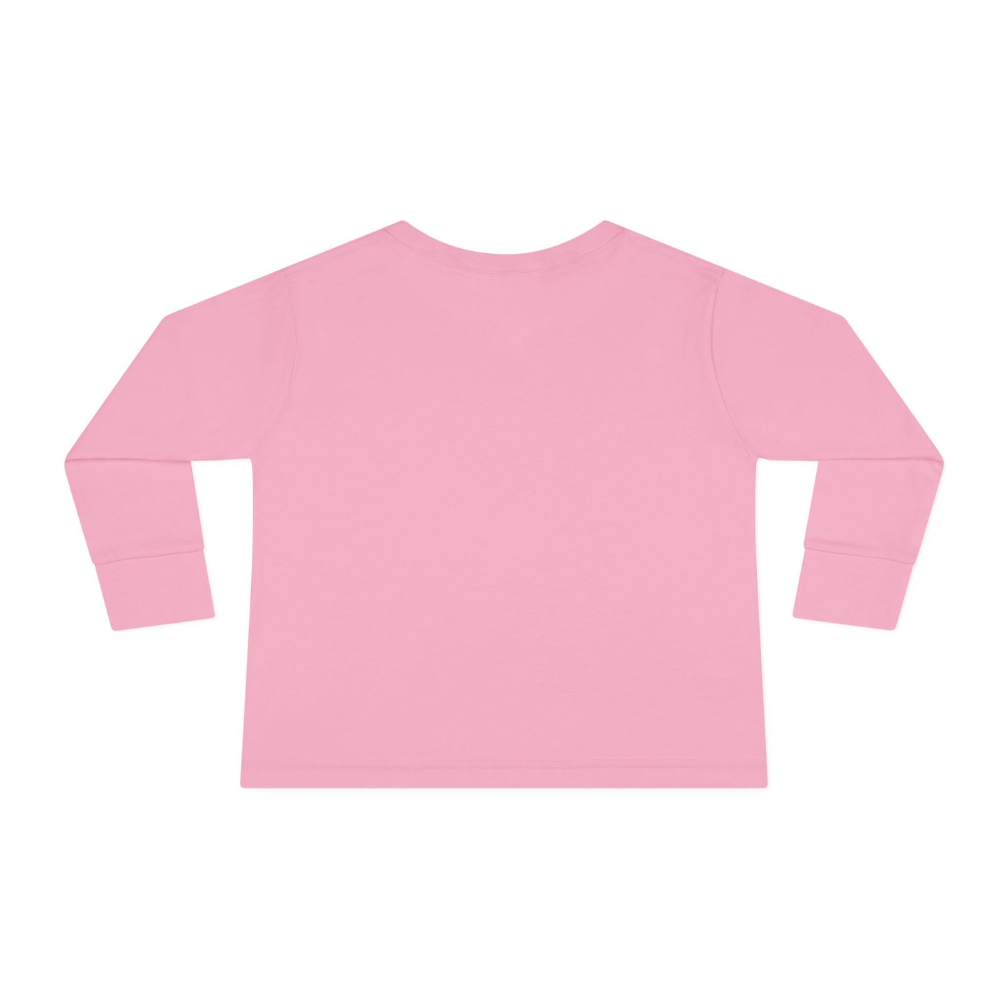 Pink Toddler Long Sleeve Blank Tee