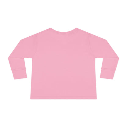 Pink Toddler Long Sleeve Blank Tee