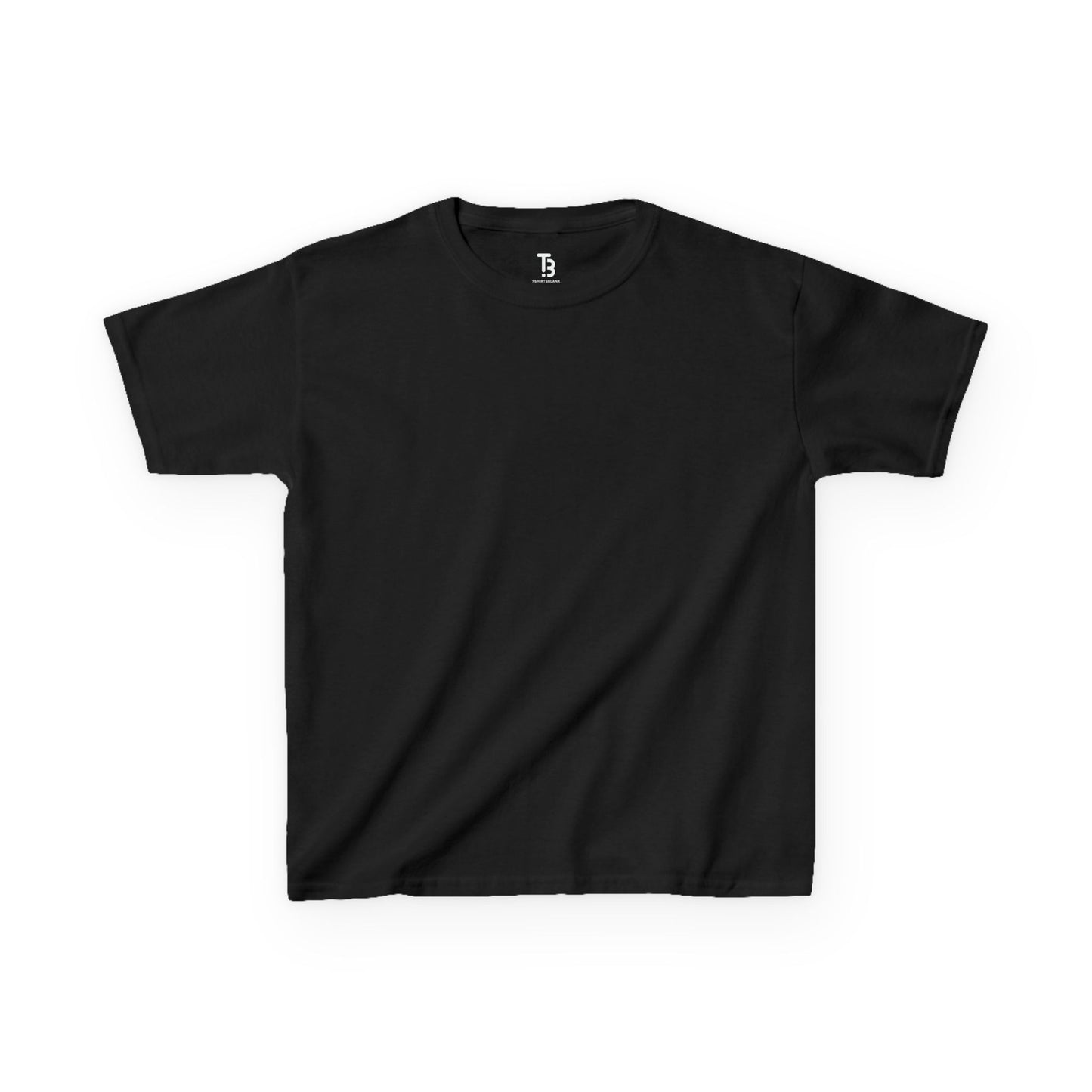 Black Kids Heavy Cotton™ Blank Tee