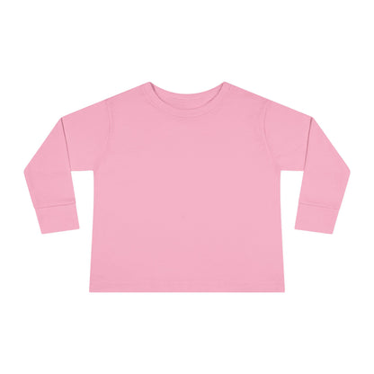 Pink Toddler Long Sleeve Blank Tee