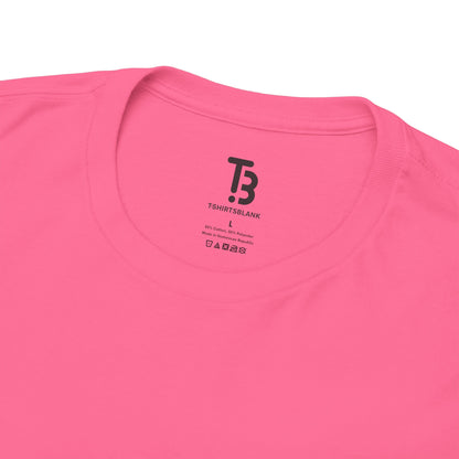 Safety Pink Unisex Heavy Cotton Blank Tee