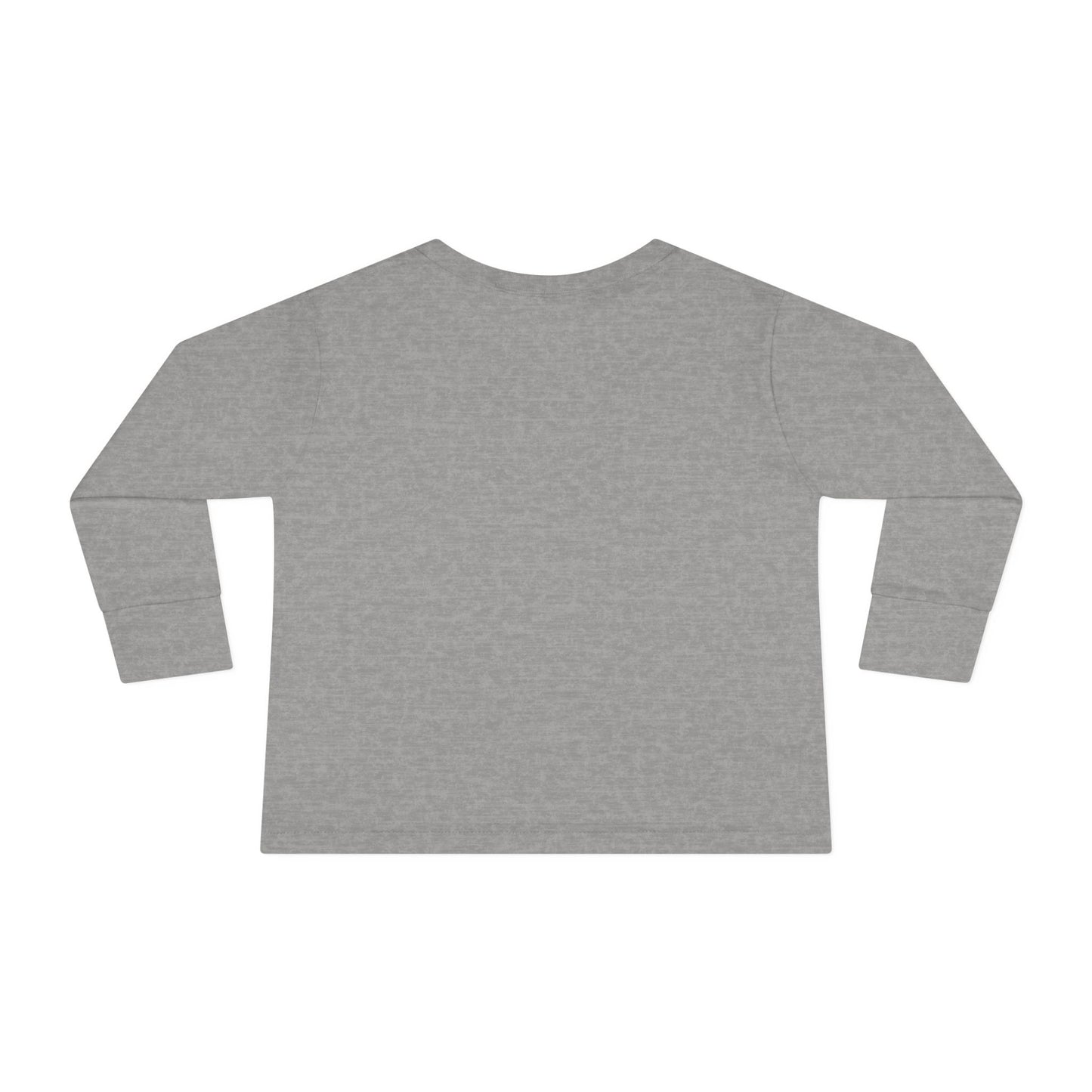 Heather Grey Toddler Long Sleeve Blank Tee