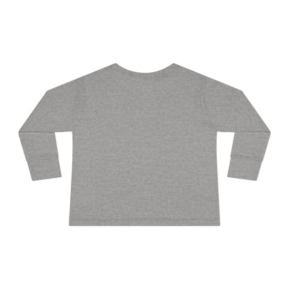 Heather Grey Toddler Long Sleeve Blank Tee