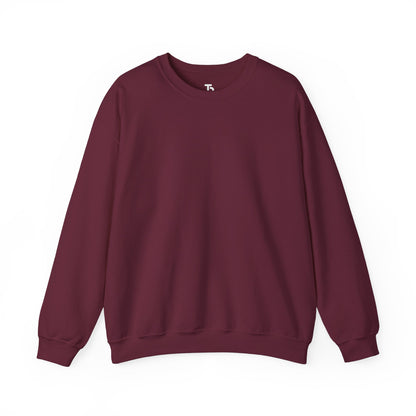 Maroon Red Unisex Heavy Blend™ Blank Crewneck Sweatshirt