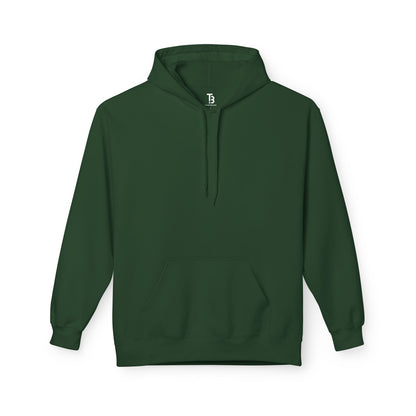 Forest Green Unisex Midweight Softstyle Blank Fleece Hoodie