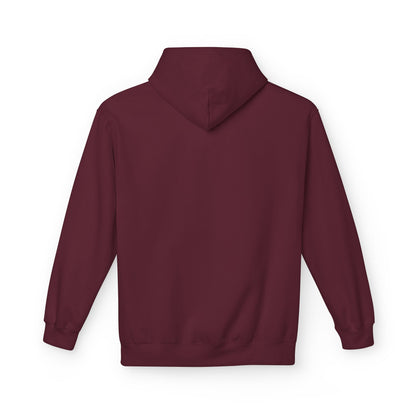 Maroon Red Unisex Midweight Softstyle Blank Fleece Hoodie