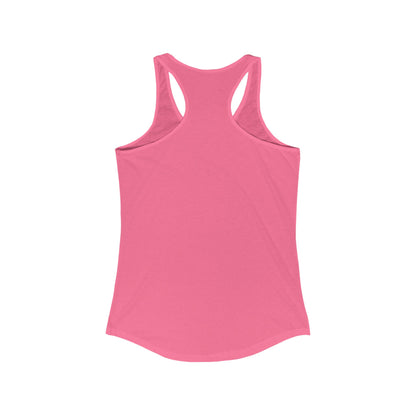 Solid Hot Pink Women's Ideal Blank Racerback Tank