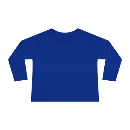 Royal Blue Toddler Long Sleeve Blank Tee