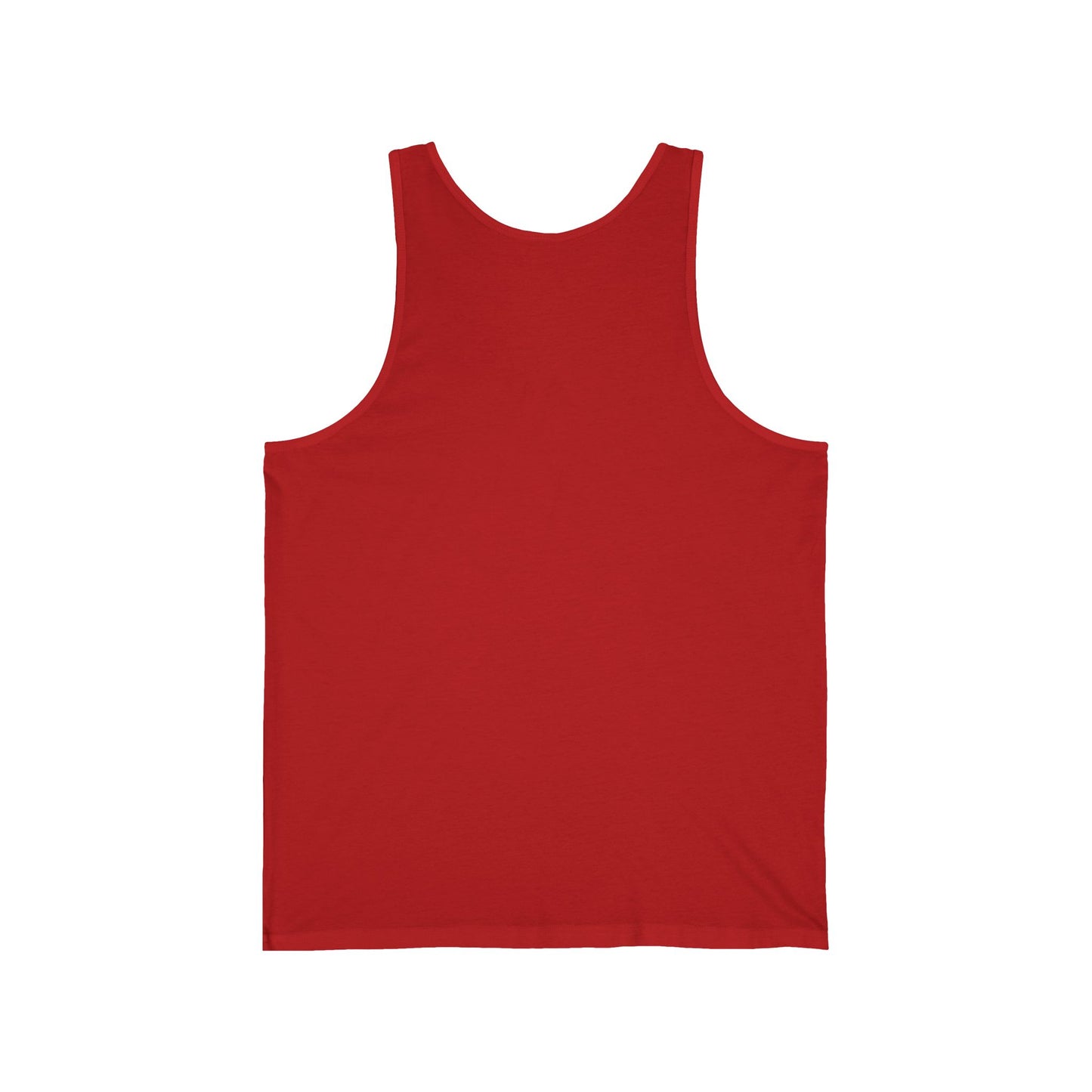 Red Unisex Jersey Blank Tanktop