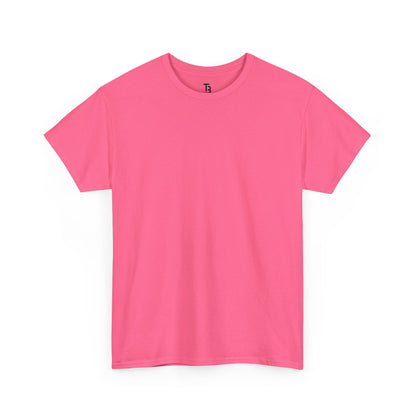 Safety Pink Unisex Heavy Cotton Blank Tee