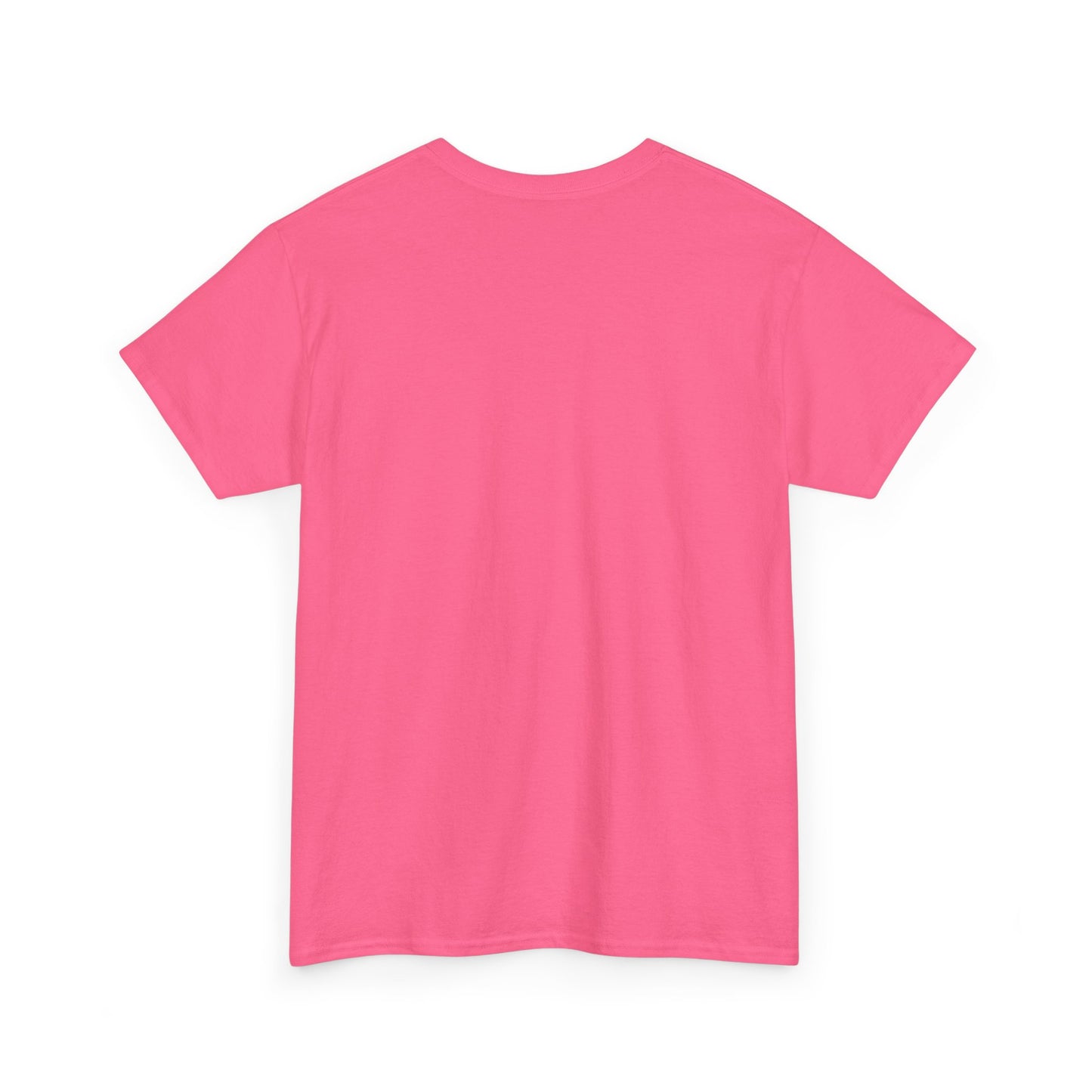 Safety Pink Unisex Heavy Cotton Blank Tee