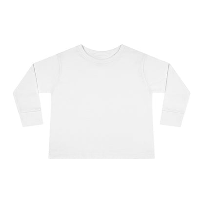 White Toddler Long Sleeve Blank Tee