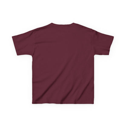 Maroon Red Kids Heavy Cotton™ Blank Tee