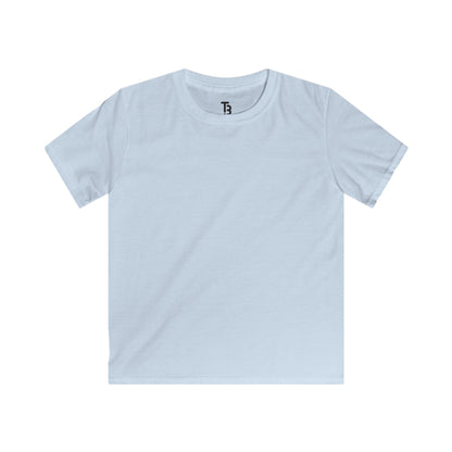 Light Blue Kids Softstyle Blank Tee