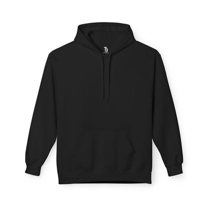 Black Unisex Midweight Softstyle Blank Fleece Hoodie