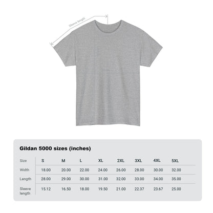 Sport Grey Unisex Heavy Cotton Blank Tee