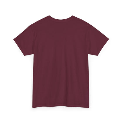 Maroon Red Unisex Heavy Cotton Blank Tee