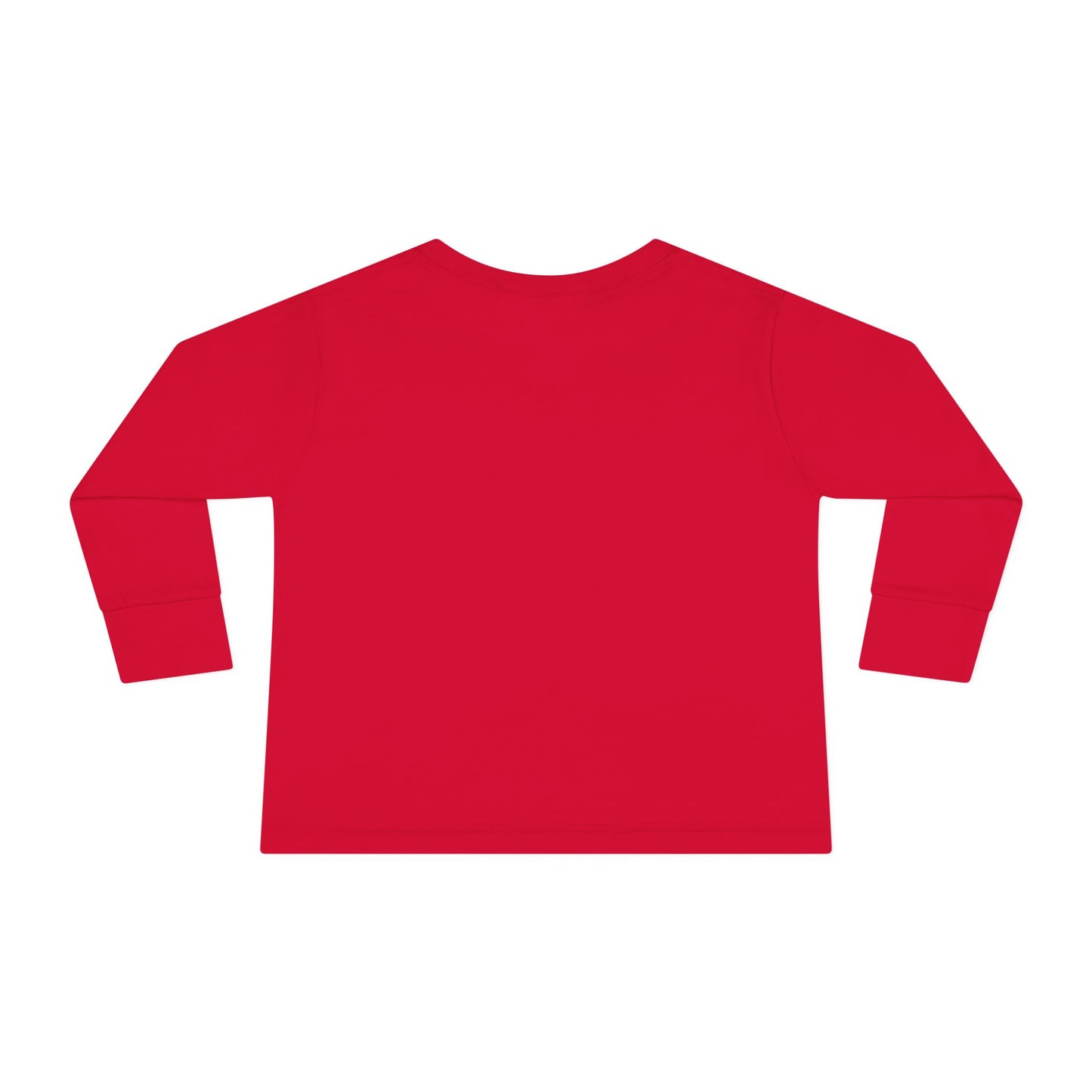 Red Toddler Long Sleeve Blank Tee