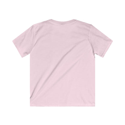 Light Pink Kids Softstyle Blank Tee