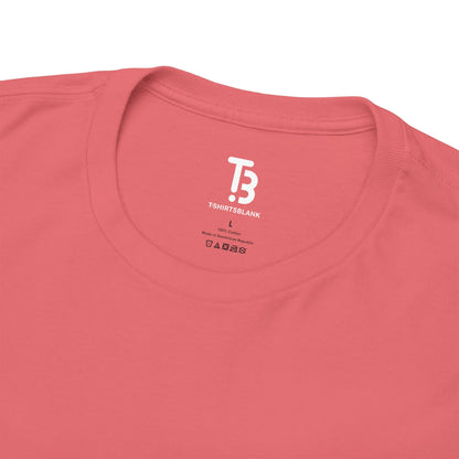 Coral Silk Color Unisex Heavy Cotton Blank Tee