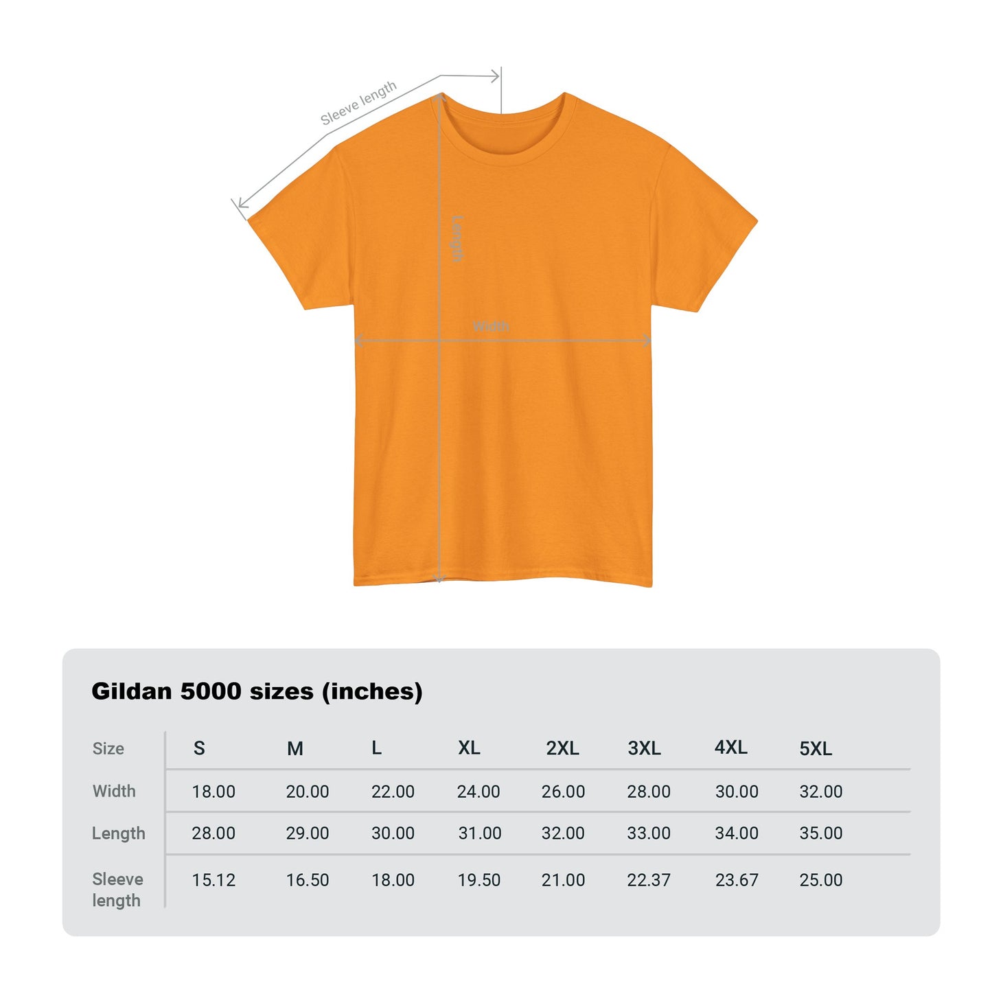 Tennessee Orange Unisex Heavy Cotton Blank Tee