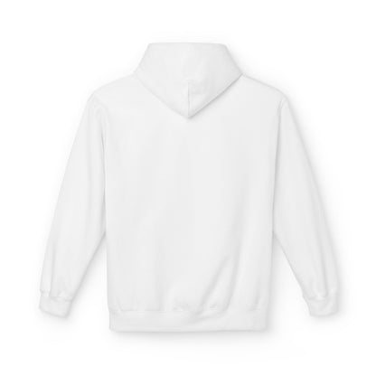 White Unisex Midweight Softstyle Blank Fleece Hoodie