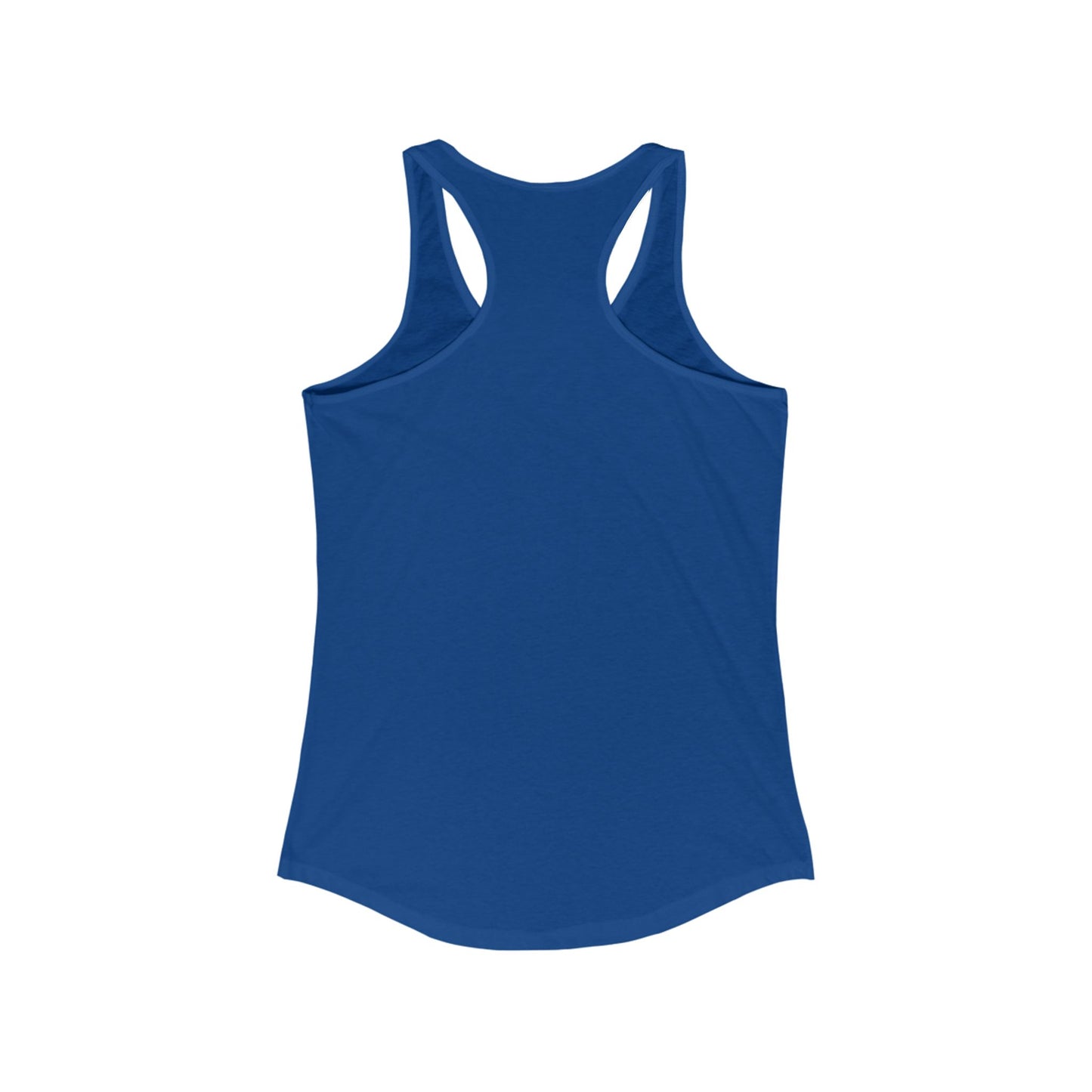 Royal Blue Women's Ideal Blank Racerback Tank