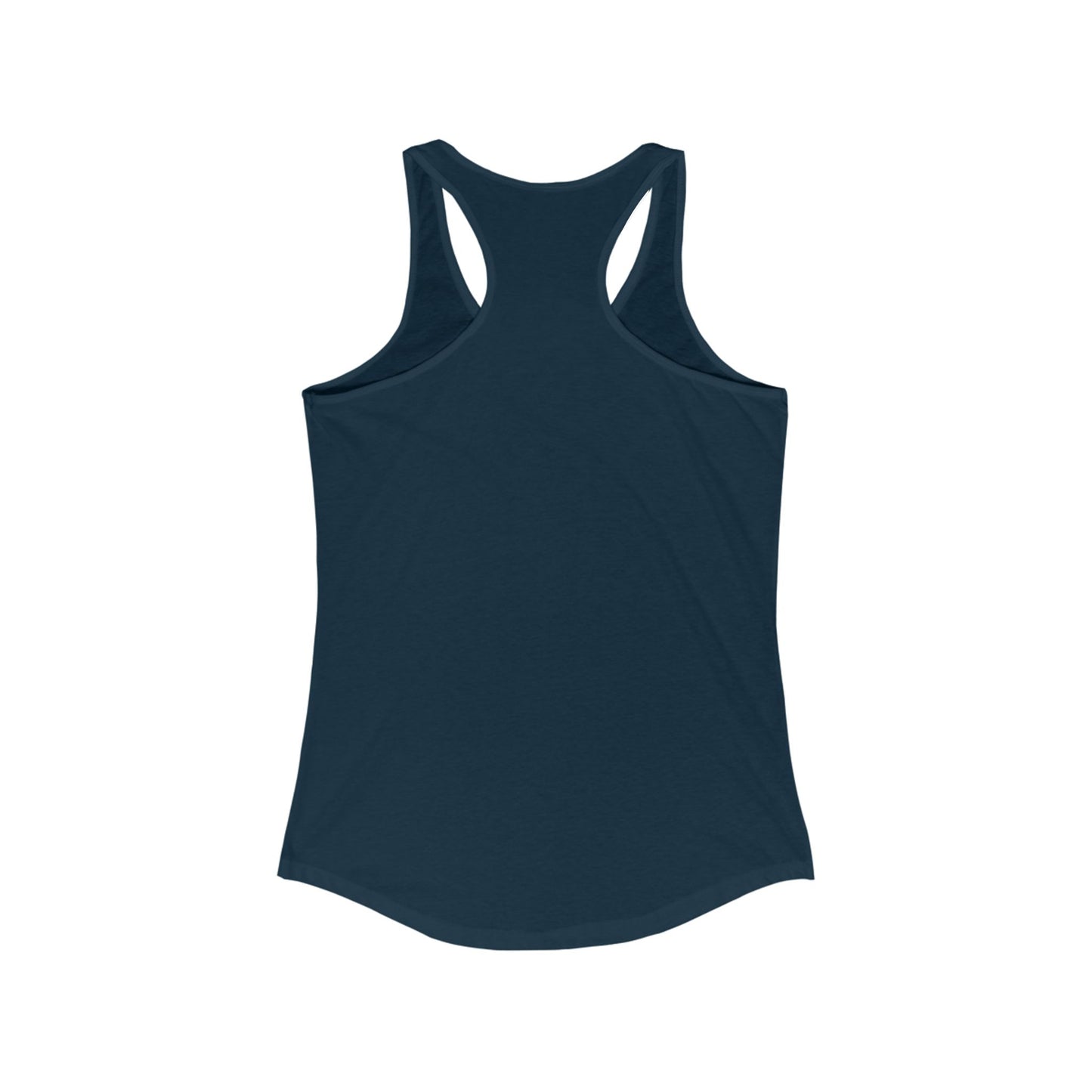 Midnight Navy Blue Women's Ideal Blank Racerback Tank