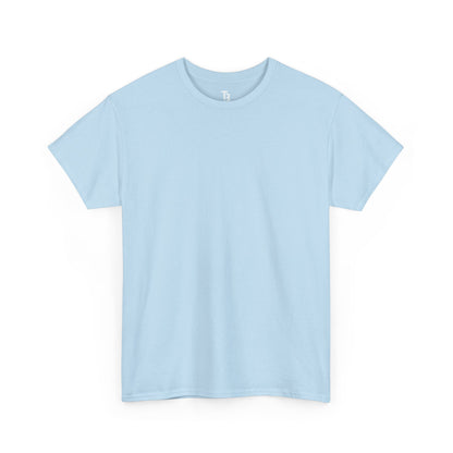 Light  Blue Silk Color Unisex Heavy Cotton Blank Tee