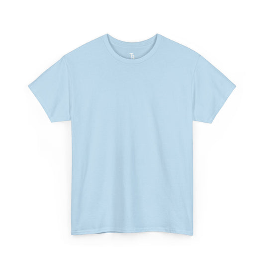 Light  Blue Silk Color Unisex Heavy Cotton Blank Tee