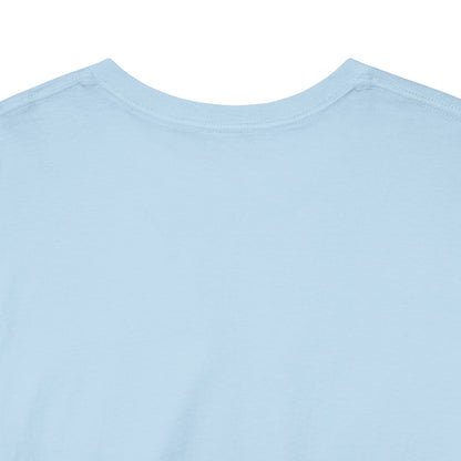 Light  Blue Silk Color Unisex Heavy Cotton Blank Tee