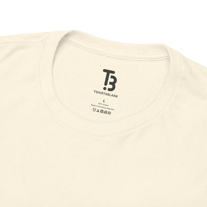 Natural Color Unisex Heavy Cotton Blank Tee