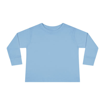 Light Blue Toddler Long Sleeve Blank Tee