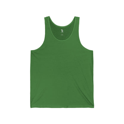 Leaf Green Unisex Jersey Blank Tanktop