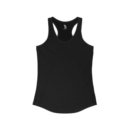 Black Women's Ideal Blank Racerback Tank