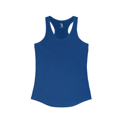 Royal Blue Women's Ideal Blank Racerback Tank