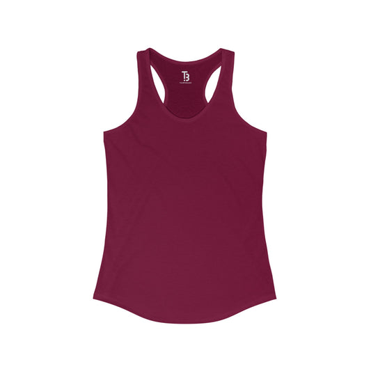 Cardinal Red Women's Ideal Blank Racerback Tank