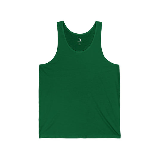 Kelly Green Unisex Jersey Blank Tanktop