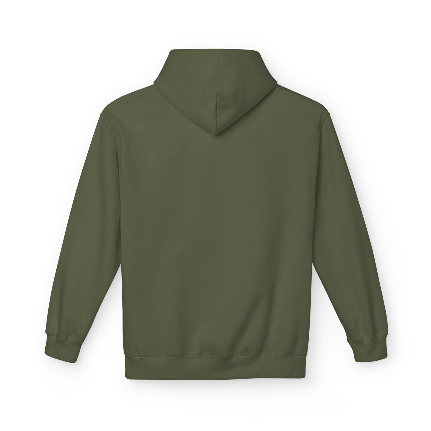 Military Green Unisex Midweight Softstyle Blank Fleece Hoodie